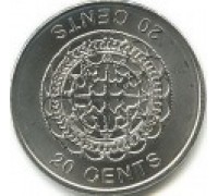Соломоновы острова 20 центов 2012