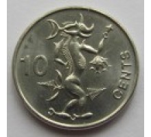 Соломоновы острова 10 центов 2012