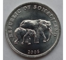 Сомалиленд 5 шиллингов 2005 UNC
