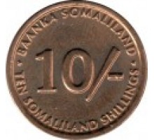 Сомалиленд 10 шиллингов 2002