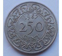 Суринам 250 центов 1987-2015