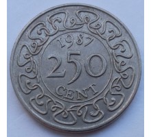 Суринам 250 центов 1987-2015