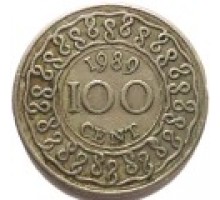 Суринам 100 центов 1987-2014
