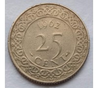 Суринам 25 центов 1962-1986