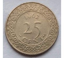 Суринам 25 центов 1962-1986