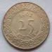 Суринам 25 центов 1962-1986