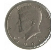 США 50 центов 1981 P