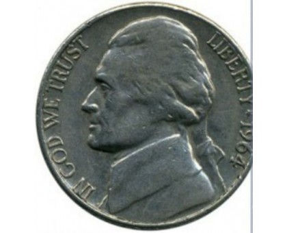 США 5 центов 1964 D