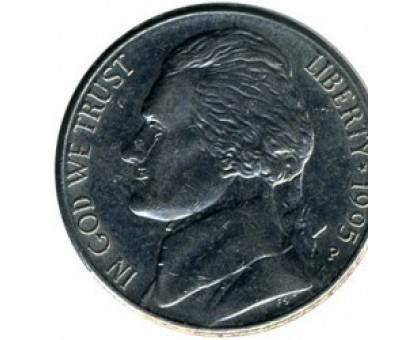 США 5 центов 1995 P