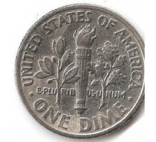США 10 центов 1995 Р