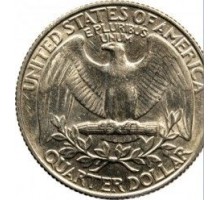 США 25 центов 1990 P