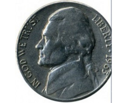США 5 центов 1963 D