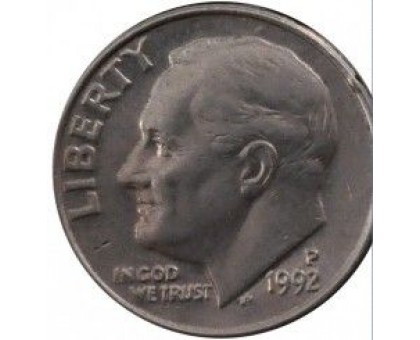 США 10 центов 1992 P
