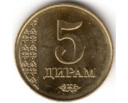Таджикистан 5 дирамов 2011