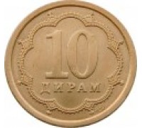 Таджикистан 10 дирамов 2006