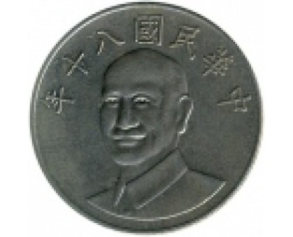 Тайвань 10 долларов 1981-2010