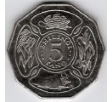 Танзания 5 шиллингов 1990-1993