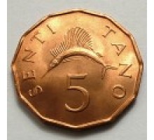 Танзания 5 центов 1966-1984