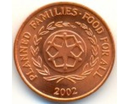 Тонга 2 сенити 2002-2004