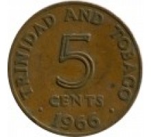 Тринидад и Тобаго 5 центов 1966-1972