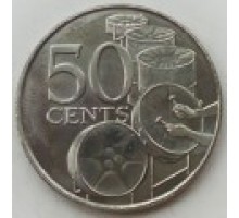 Тринидад и Тобаго 50 центов 1976-2003