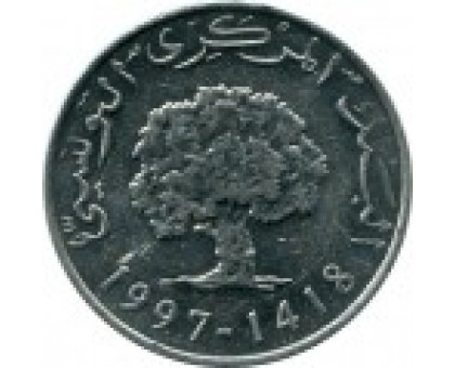 Тунис 5 миллимов 1997-2005