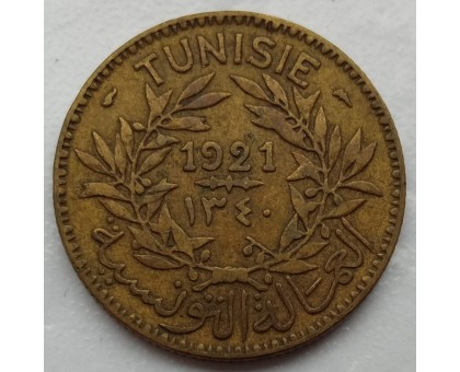 Тунис 2 франка 1921