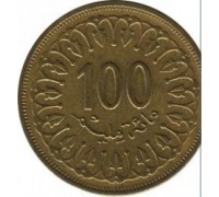 Тунис 100 миллимов 1960-2018