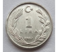 Турция 1 лира 1985-1989