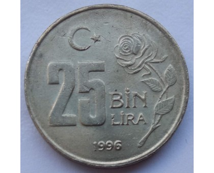 Турция 25000 лир 1995-2000