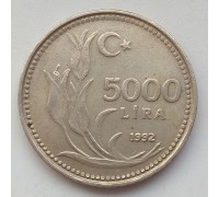 Турция 5000 лир 1992-1994