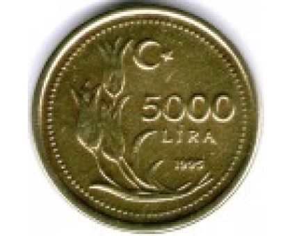 Турция 5000 лир 1995-1998
