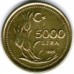 Турция 5000 лир 1995-1998