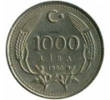 Турция 1000 лир 1990-1994
