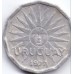 Уругвай 2 сентесимо 1977-1978