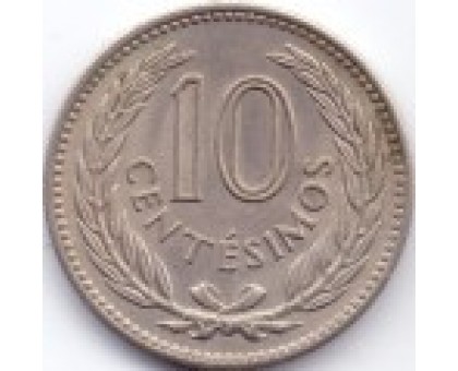 Уругвай 10 сентесимо 1953-1959