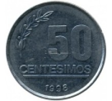 Уругвай 50 сентесимо 1994-2008