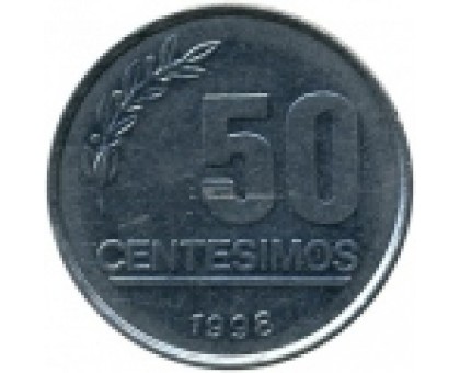 Уругвай 50 сентесимо 1994-2008