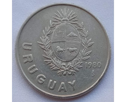 Уругвай 1 новый песо 1980