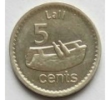 Фиджи 5 центов 2012-2014