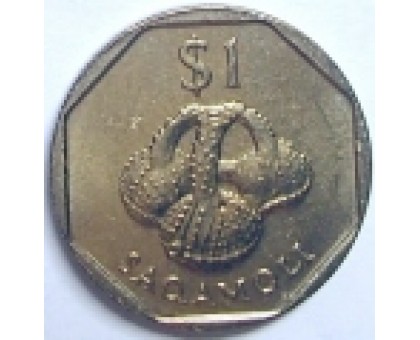 Фиджи 1 доллар 1995-2000