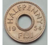 Фиджи 1/2 пенни 1954