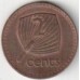 Фиджи 2 цента 1969-1985