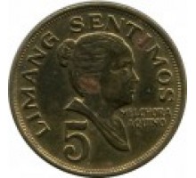 Филиппины 5 сентимо 1967-1974