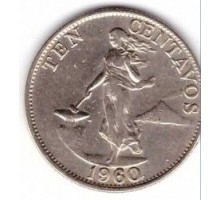 Филиппины 10 сентаво 1958-1966