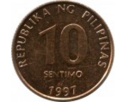 Филиппины 10 сентимо 1995 - 2014