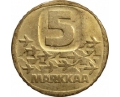 Финляндия 5 марок 1979-1993