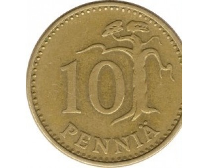 Финляндия 10 пенни 1963-1982