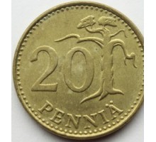 Финляндия 20 пенни 1963 - 1990