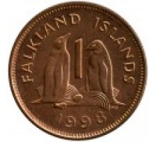 Фолклендские острова 1 пенни 1998-1999